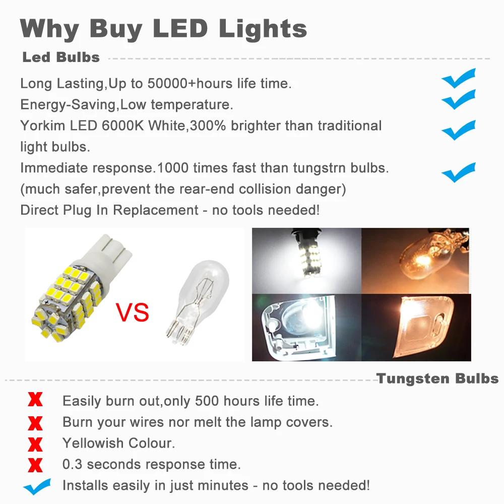 4X высокомощный автомобильный Led T10 W5W светодиодный светильник 194 1206 3020 42SMD 42Led
