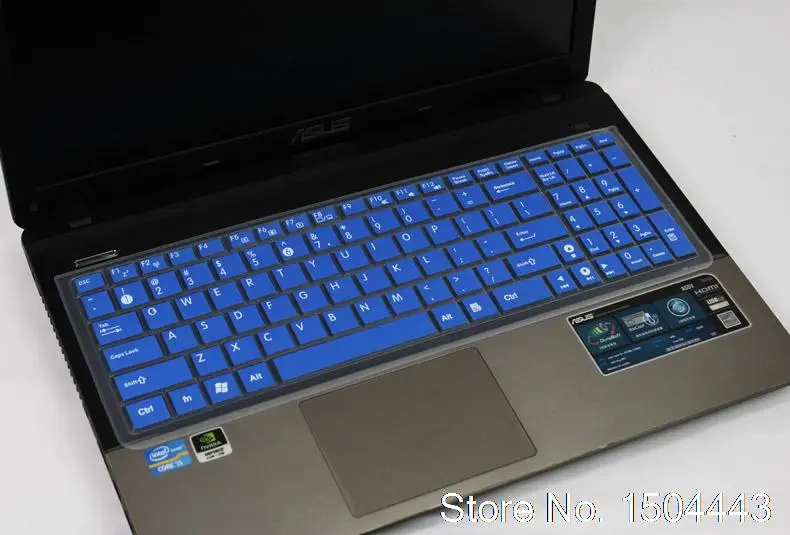 Силиконовые защитный для ноутбука 15,6 ''клавиатура кожи для Asus X550 X550Ca X550Cc X550Cl X550Jd X550Jf X550Jk X550Jx X550La X550Lav - Цвет: blue