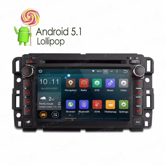 Top 7" Quad Core 64 Bit Android 5.1 OS Special Car DVD for Chevrolet Avalanche 2009-2011 & Express Van 2008-2011 & Impala 2008-2012 1 Top 7" Quad Core 64 Bit Android 5.1 OS Special Car DVD for Chevrolet Avalanche 2009-2011 & Express Van 2008-2011 & Impala 2008-2012 1