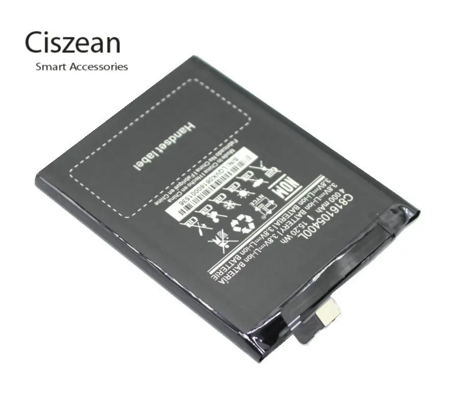 Ciszean 1x3 8 V 4000 mAh Замена C816105400L батарея для BLU Energy X E010Q батареи сотовых телефонов |