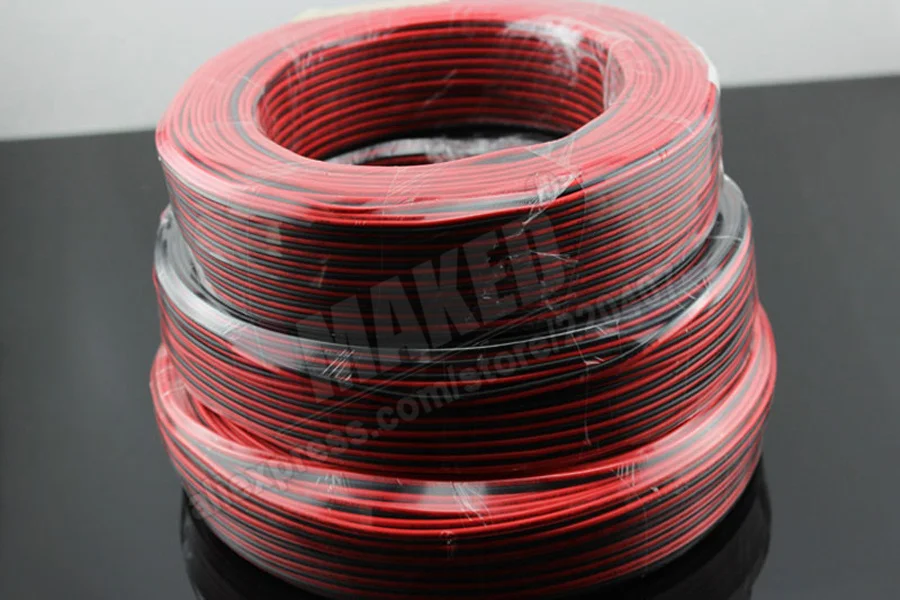 Медь 16AWG, 2-контактный красные, черные кабель, изолированный провод PVC, 16 awg провод, электрический кабель, светодиодный кабель, "сделай сам" для подключения, продлить жильный кабель