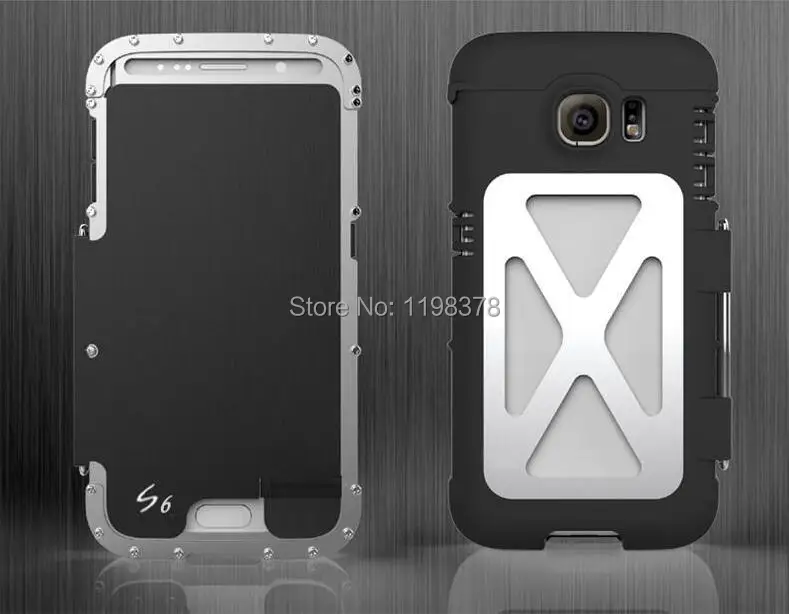 Чехол-броня King Железный человек дизайн из нержавеющей стали и алюминия рамки флип металлический чехол для Samsung Galaxy S5 S6