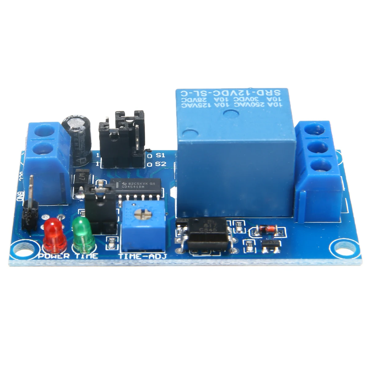 1pc DC 12V Time Delay Relay Module Circuit Timer Timing Board Switch Trigger Adjustable Delay Relay Control Module Delay Switch