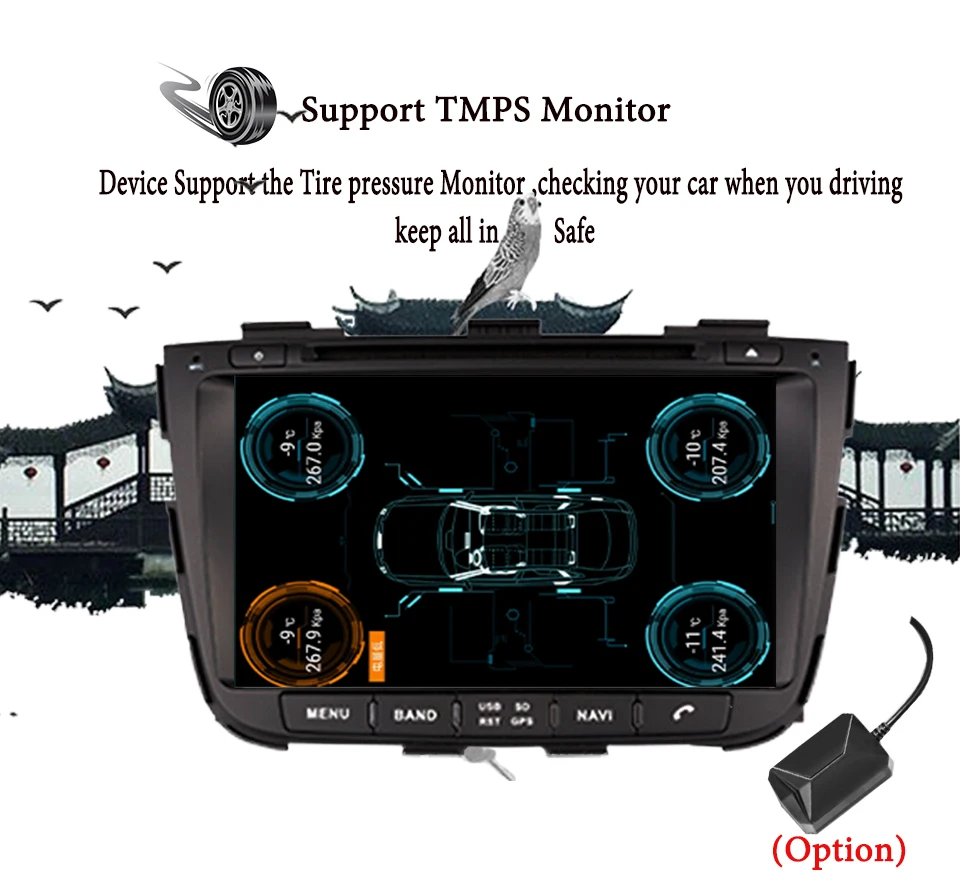 4G + 64G android 10 0 автомобильный dvd для kia sorento 2013 2014 Автомобильный Радио gps навигация с