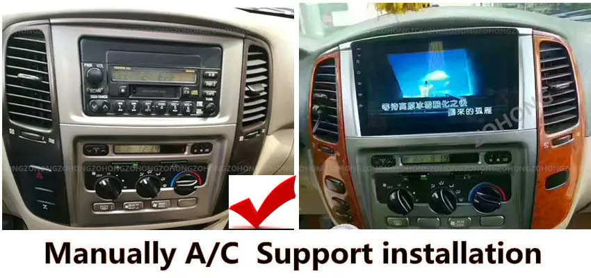 Flash Deal 1 din 2.5D 9inch Octa 8 Core Android 8.1 Car gps for Toyota Land cruiser 100 GX  LC100 auto Radio dvd player Navigation BT WIFI 0