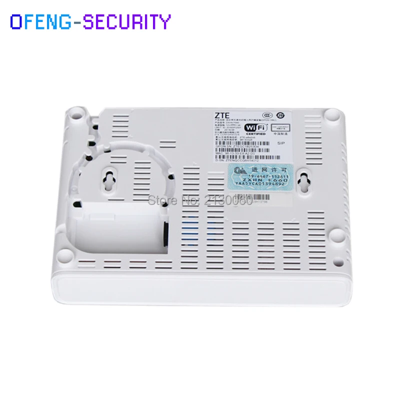 1 шт. 100% Фирменная Новинка и оригинальные zte F660 2 кастрюли + 4LAN + 1USB + 1 Wi-Fi GPON ОНУ Совместимость FTTH волоконно-оптической сети маршрутизатор