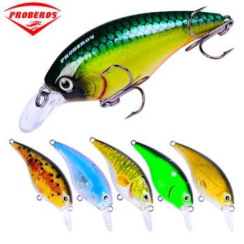 

6pc Fishing lure Exported to Japan 3"-7.6cm Fishing Lure 10.18g Crankbait 6 color Fishing Tackle 6# Hook