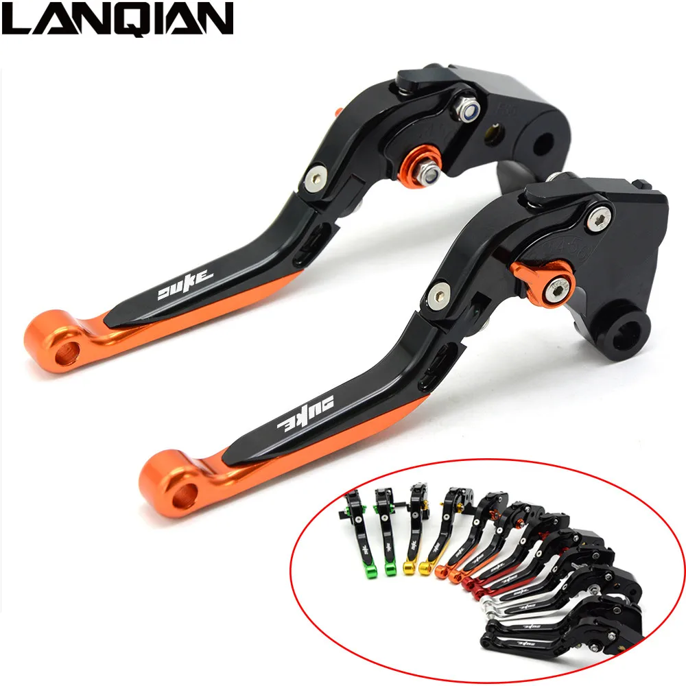 Universal Orange & Black Motorcycle CNC Brakes Clutch Levers Fit For