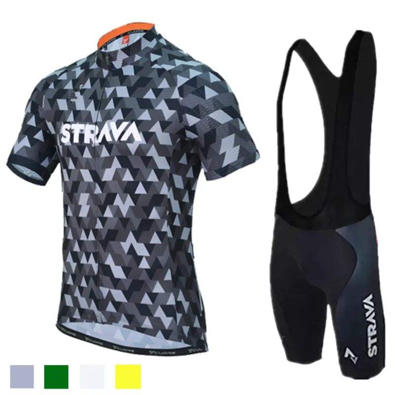 

STRAVA Cycling Clothing Cycling Sets Bike Clothing/Breathable Men Bicycle Wear Spring Summer Short Sleeve Cycling Jerseys sets