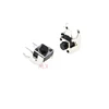 50PCS 6X6x5mm dip Right Angle TACT push button with stent switch horizontal Micro tactile switches 6x6x5 6*6*5MM LIGHT touch ► Photo 2/3