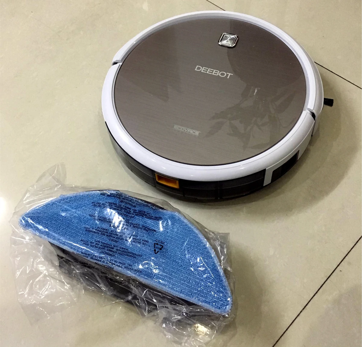 1 резервуар для воды + сменная Насадка швабры Для Ecovacs Deebot DN620 DN621 Запчасти робота