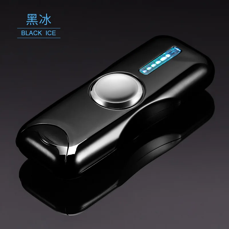 Finger Toy Gyro Flash Tri Spinner Электронная сигарета ручной Спиннер USB зарядка зажигалки без