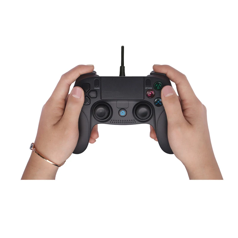 Usb проводной геймпад для Playstation 4 игровые устройства с джойстиком двойной шок Joypad для ПК для Ps4 контроллер 2,2 м кабель для Ps3 консоль