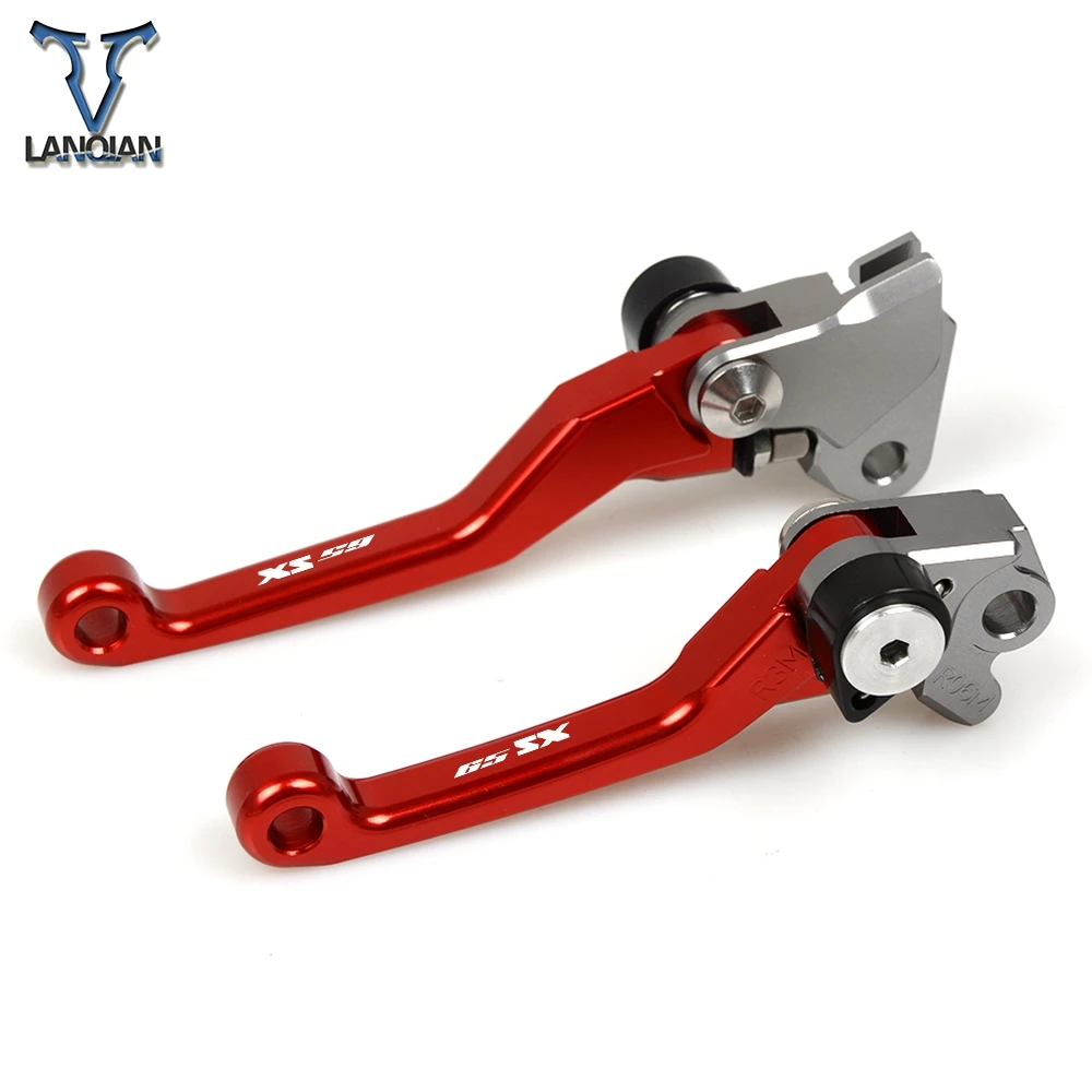 Красный Для KTM 65SX 65 SX XC SX65 2004 2005 2006 2007 2008 2009 2010 2011 мотоциклов сцепные рычаги Байк специальные аксессуары - Цвет: Красный