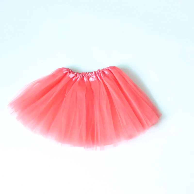 fashion 3 layer girl nelon pink tutu for 2-8 years old kid