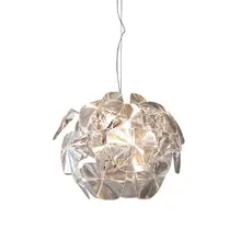 Plafonnier suspendu en acrylique au design moderne, luminaire décoratif d'intérieur, idéal pour un salon, modèle 2017