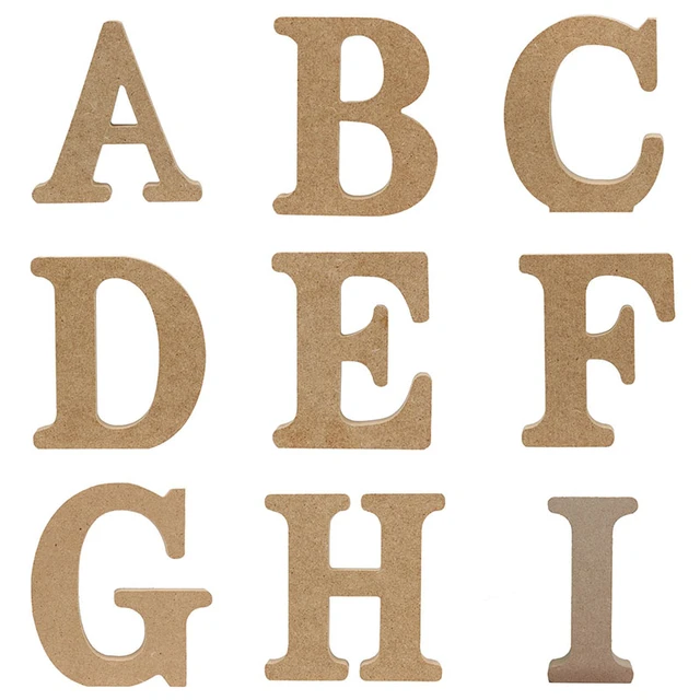 Alphabet Letter Wedding Decoration  Letters Wooden Names Decoration - 1pc  10cm 3d - Aliexpress