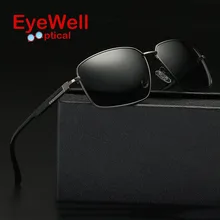 Classic men polarized sunglasses metal frame trend sunglasses fashion driving mirror glasses 17060