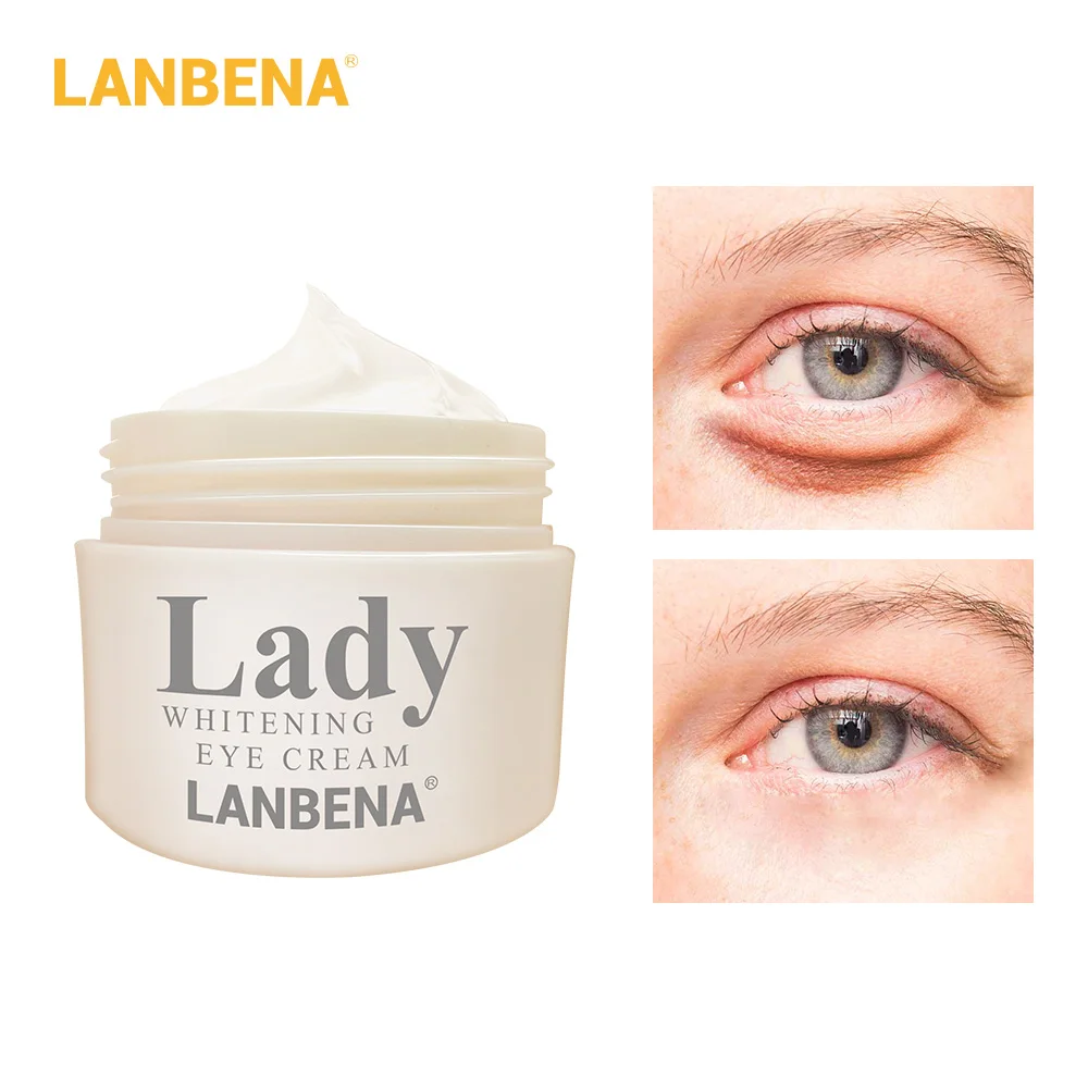 Купить 3 получить 1 подарок LANBENA отбеливающий крем для лица увлажняющий, питательный гидролизованный жемчуг против морщин 3 шт+ отбеливающий крем для глаз