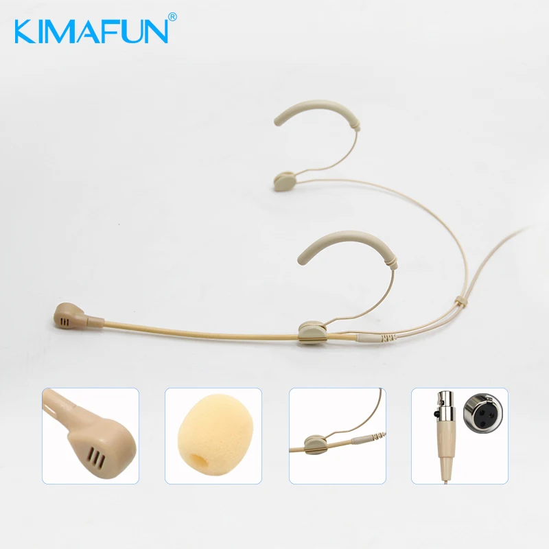 KIMAFUN KM 4066 Pro Кардиоидная направленная гарнитура микрофон Микрофон для Sennheiser