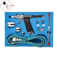 Аэрограф с двойным действием 0,2/0,3/0,5 мм Игла Аэрограф Покраска Машины Аэрограф Ручка-распылитель Аэрограф Комплект Akvagrim татуировка