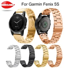 Роскошный 20 мм Легкий браслет для Garmin Fenix 5s ремешок для часов Ремешок из нержавеющей стали gps быстрая установка полосы ремень