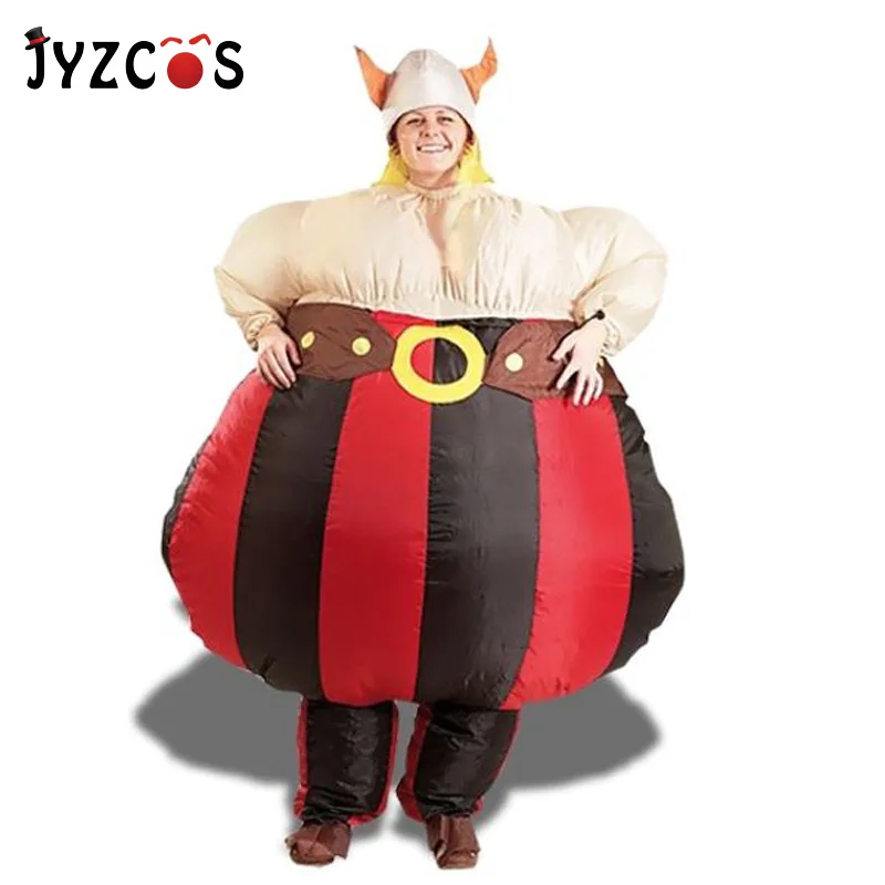 JYZCOS надувной предмет искусства Asterix Obelix мультяшный персонаж игры модное платье