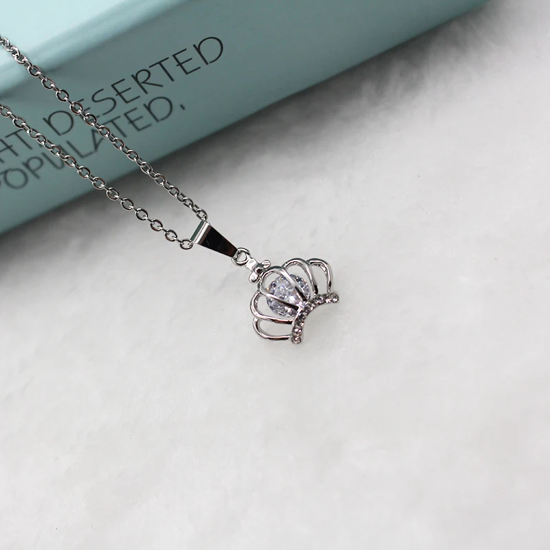

CHENFAN crown chain suspension choker trinket bijouterie pendant Suspension Necklace Decorations Chains Necklace Pendants choker