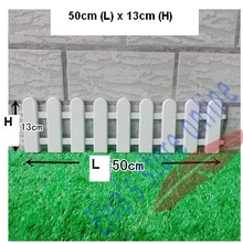 50 см x 13 см пластиковые заборы белые ограждения в европейском стиле вставить грунт для садового двора Декор легко собрать