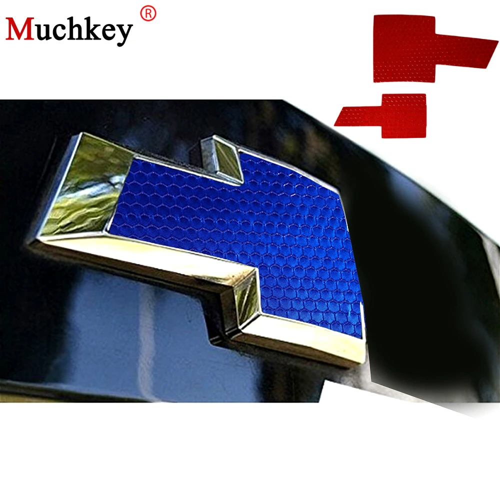 

Carbon Vinyl Front And Back Logo Reflective Sticker For Chevrolet Chevy Cruze 3 Sedan 11-19 carbon cigar Accessories Auto Part