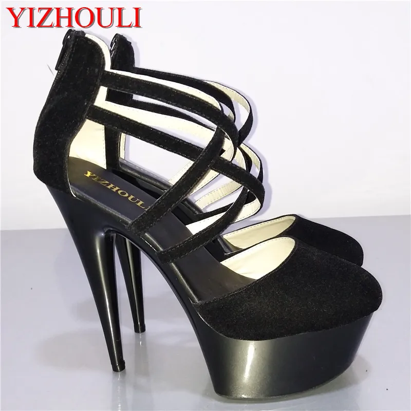 Черные модные модельные туфли и сандалии на шпильке 15 см|fashion sandals|sandals fashion15 cm |