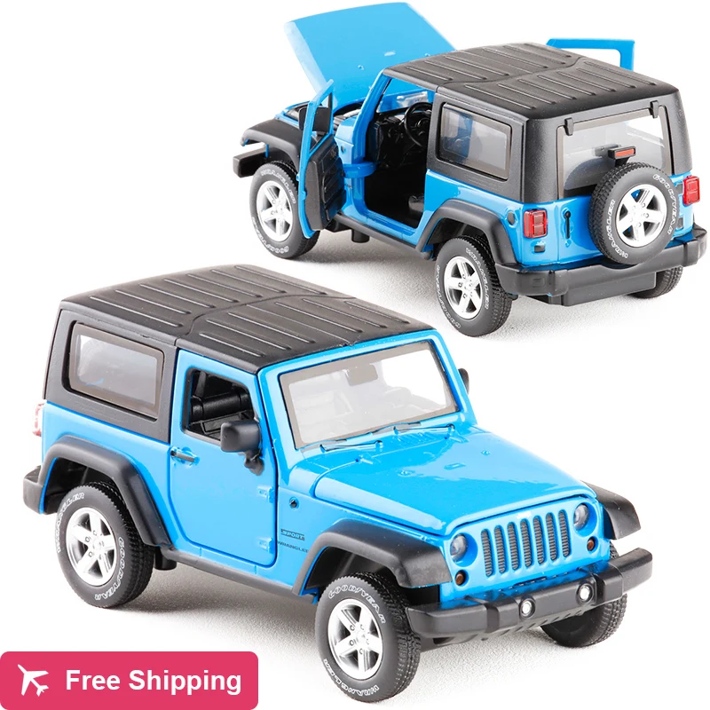 

New High Simulation Exquisite Model Toys Model Jeep Wrangler Rubicon Vehicle Model 1:32 Alloy Car Model Collection For Baby Toys