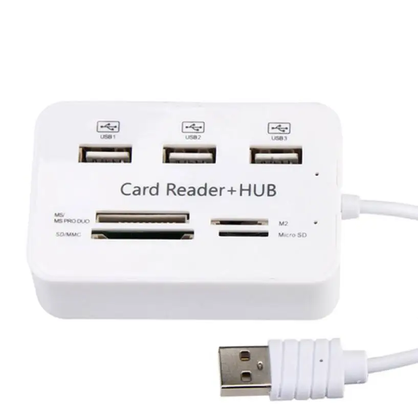 Картридер EC2 HIPERDEAL с 3 USB портами 2 0|Картридеры| |