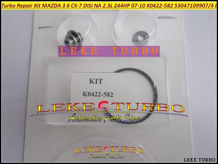 Turbo Repair Kit rebuild For Mazda 3 6 CX-7 DISI NA 2.3L 244HP 07-10 K0422 K0422-582 53047109907 53047109904 L33L13700B Turbocharger (2)