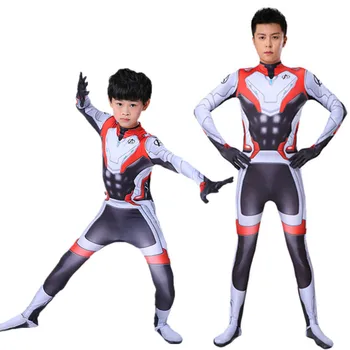 

2019 Avengers Endgame Quantum Realm Cosplay Costume Superhero Captain America Captain Iron Man Zentai Bodysuit Suit Jumpsuits