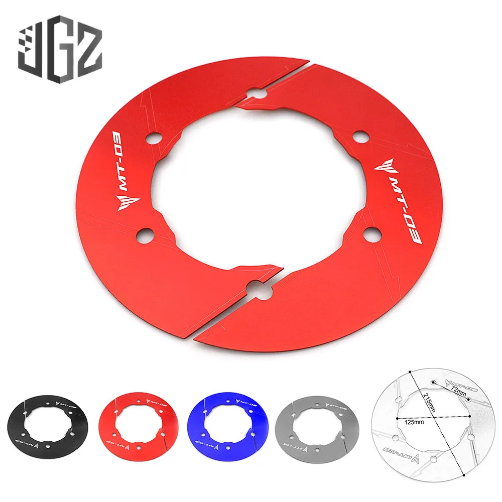 

Motorcycle Transmission Belt Guard Pulley Sprocket Chain Protective Cover For YAMAHA MT03 5YK 2006 2007 2008 2009 2010 2011 2012