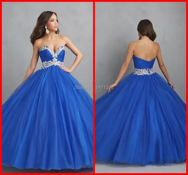 Royal Blue Sweet 16 Dresses