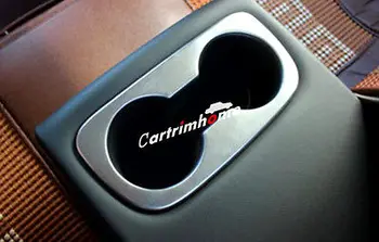 

Inner Rear Seat Water Cup Holder Cover Trim 1pcs For Chevrolet Malibu 2016 2017