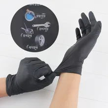 10 пар Одноразовая Нитриловая Перчатка лабораторные латексные резиновые рабочие перчатки медицинские для кухни кухонная стоматология защитные перчатки