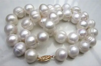 HUGE AAA+ 10-11MM South Sea White Baroque Pearl Necklace 18&quot 021 | Украшения и аксессуары