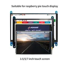 1 шт. для Raspberry pi 4B дисплей 3,5 дюймов дисплей 5 дюймов Raspberry 7 дюймов HDMI сенсорный экран