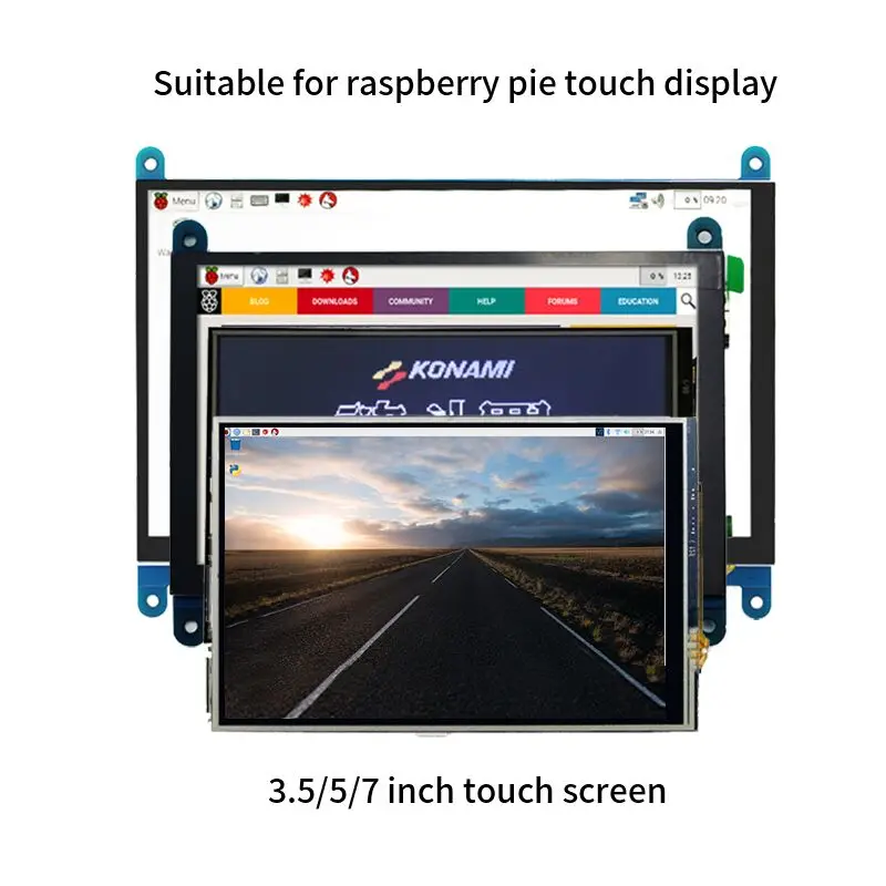 1 шт. для малиновый pi дисплей 3,5 дюймов дисплей 5 дюймов Raspberry 7 дюймов HDMI сенсорный экран