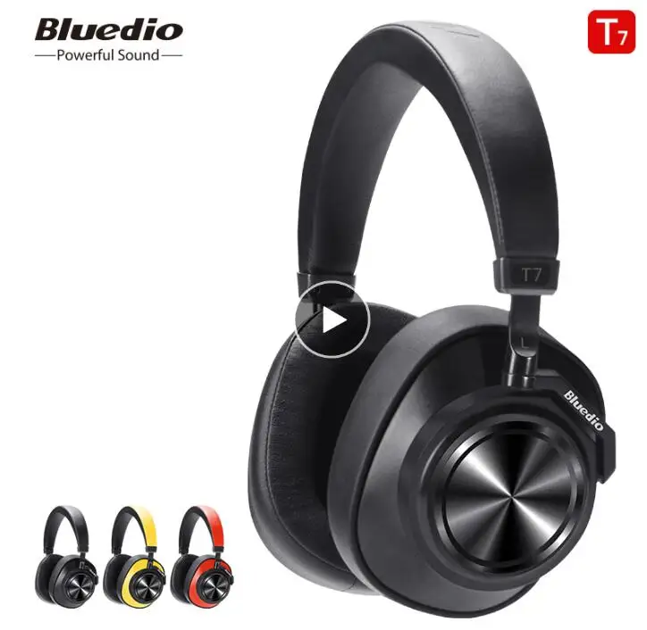 

Original Bluedio T7 Wireless Bluetooth Headphones User-defined Active Noise Cancelling face recognition Headset for phones music