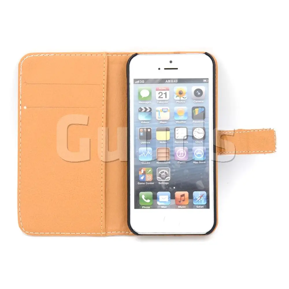 The Marauders Map Leather Wallet Case for iPhone 5s / for iPhone 5