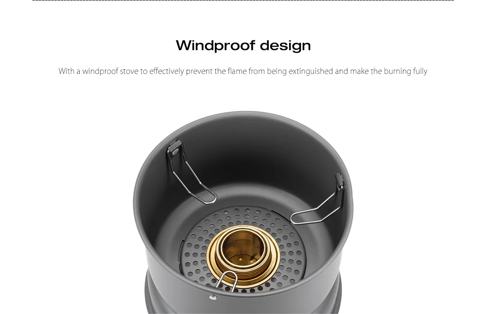 Foldable Windproof Outdoor Camping Gas Stove Alcohol Stove Stainless Steel Outdoor Stove Picnic Dual-use Alcohol Stove Camping  