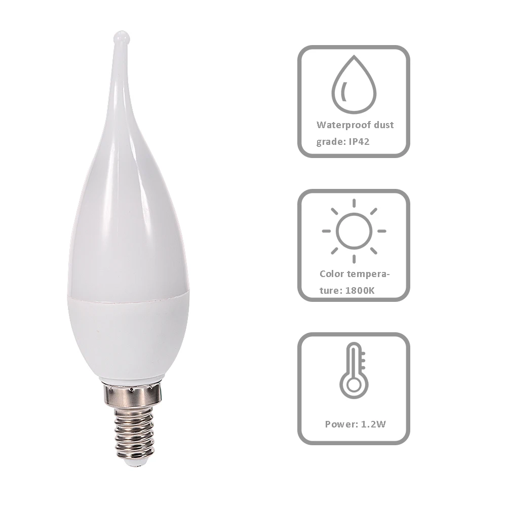 E12 лампа пламени свеча свет AC85-265V три режима светодиодный фонарь лампы мерцающие светодиоды лампа хвост пламя лампа 5 шт./партия