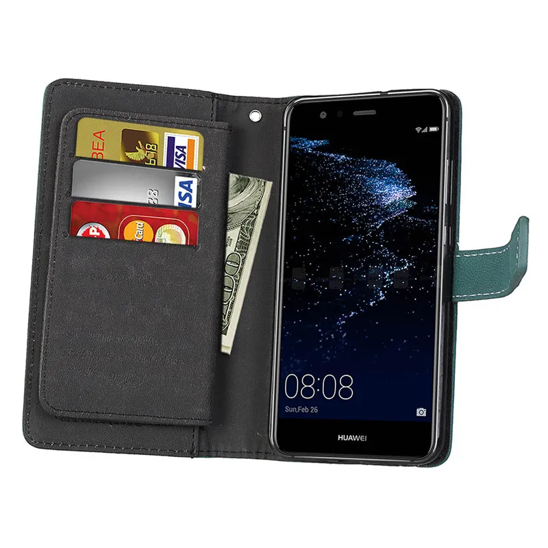 Huawei P10 Lite Multifunction Nine cards Luxury Flip Leather Wallet Case 2017 For Huawei P10 Plus Multifunction Nine cards Luxury Flip Leather Wallet Cover Hawei P1006