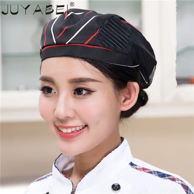 Chef Hats Cafe Bar Waiter Beret Restaurant Hotel Work Wear Kitchen Cook