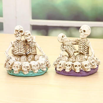 

Novelty Resin Skull Ashtray Decoration Smoking Supplies Office Home Hotel Desktop Ashtrays Cigarette Ash Storage Gadgets