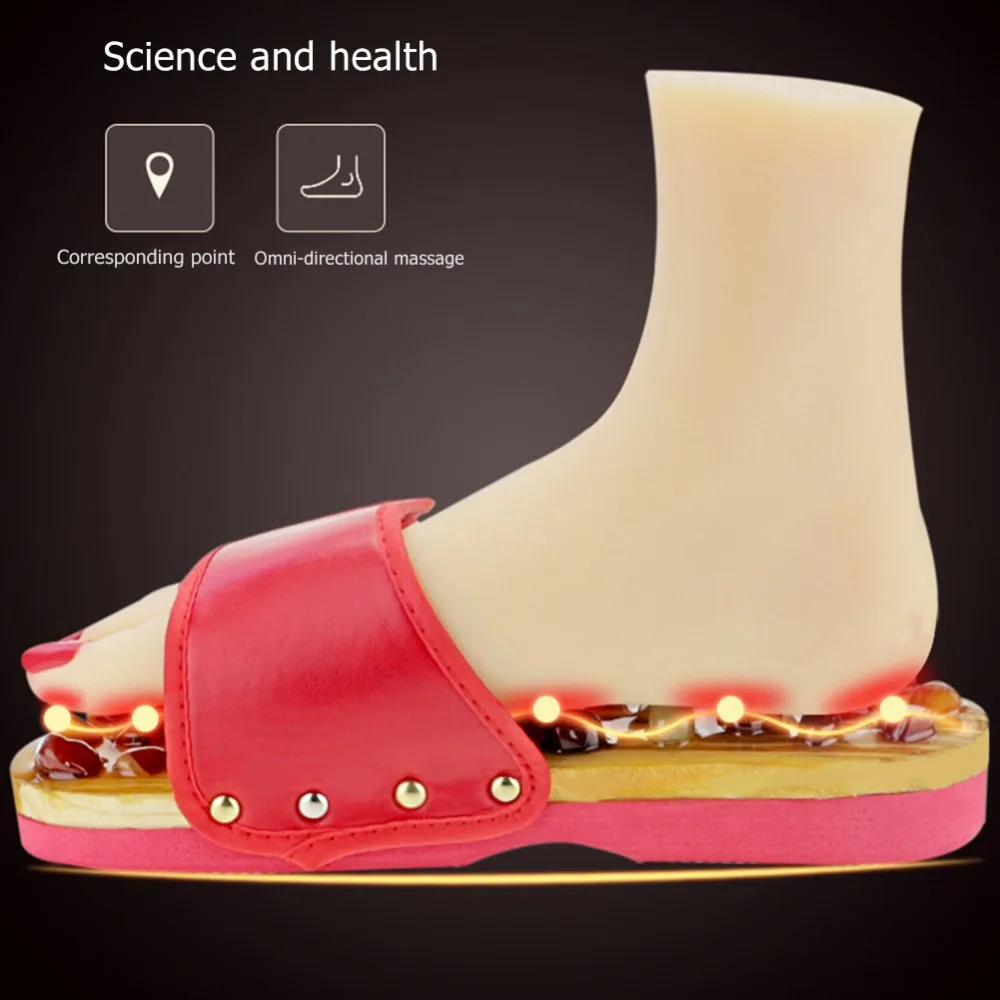 1pair Natural Agate Stones Foot Massage Sandals Pebble Foot Massage Slippers Acupuncture Therapy Reflexology Massager Shoes 1pair Natural Agate Stones Foot Massage Sandals Pebble Foot Massage Slippers Acupuncture Therapy Reflexology Massager Shoes